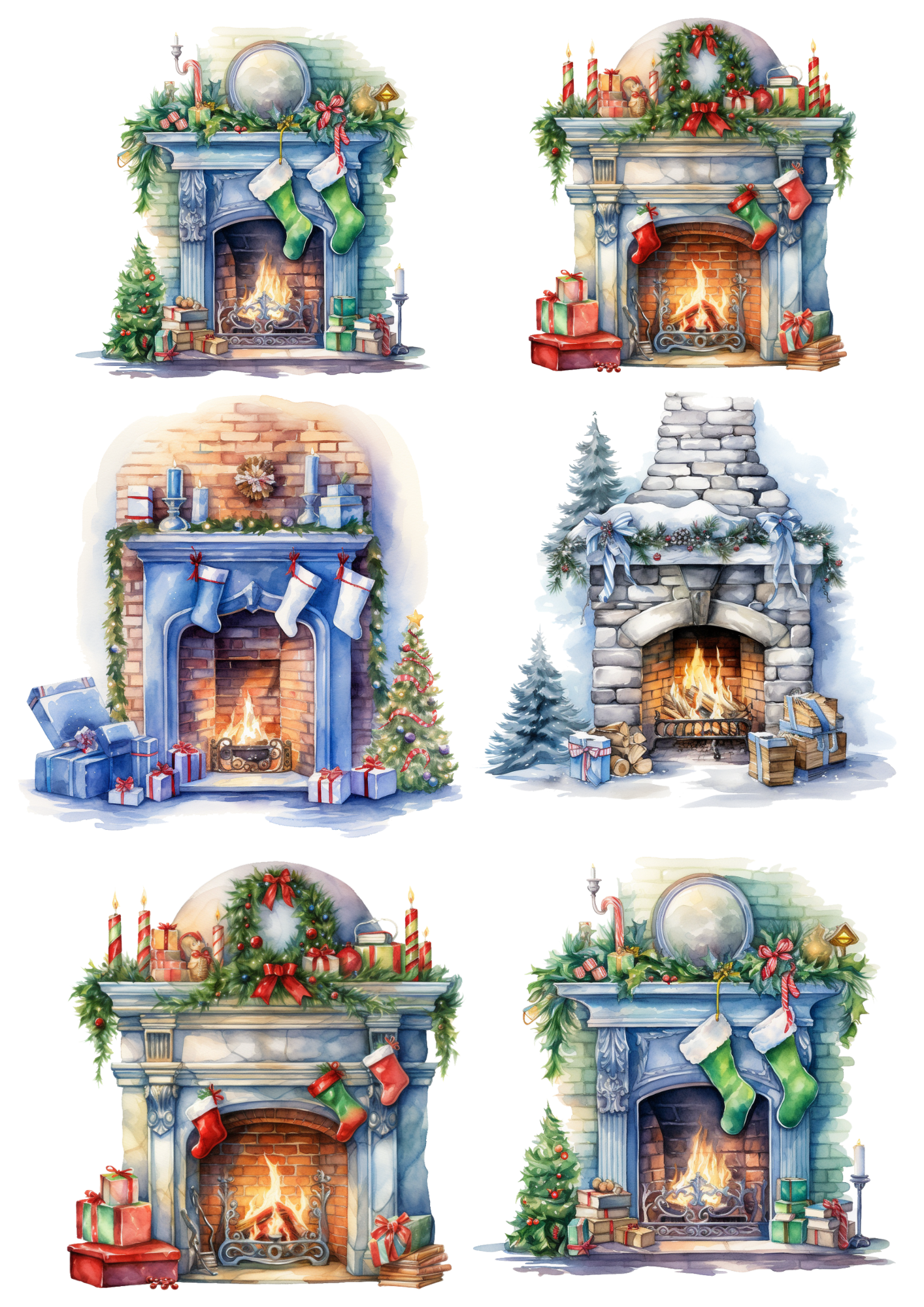 Sticker Sheet / Greeting Card – Pastel Roses Collage Cat. No. 4009