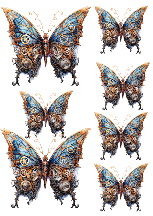 Sticker Sheet – Butterflies Collage Cat No. 4067