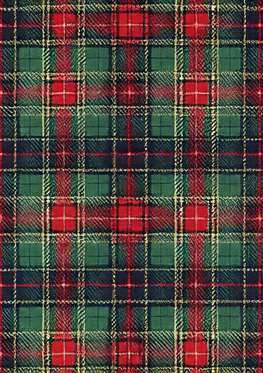 Sticker Sheet – Scottish Plaid Tartan Full Cat. No. 4313