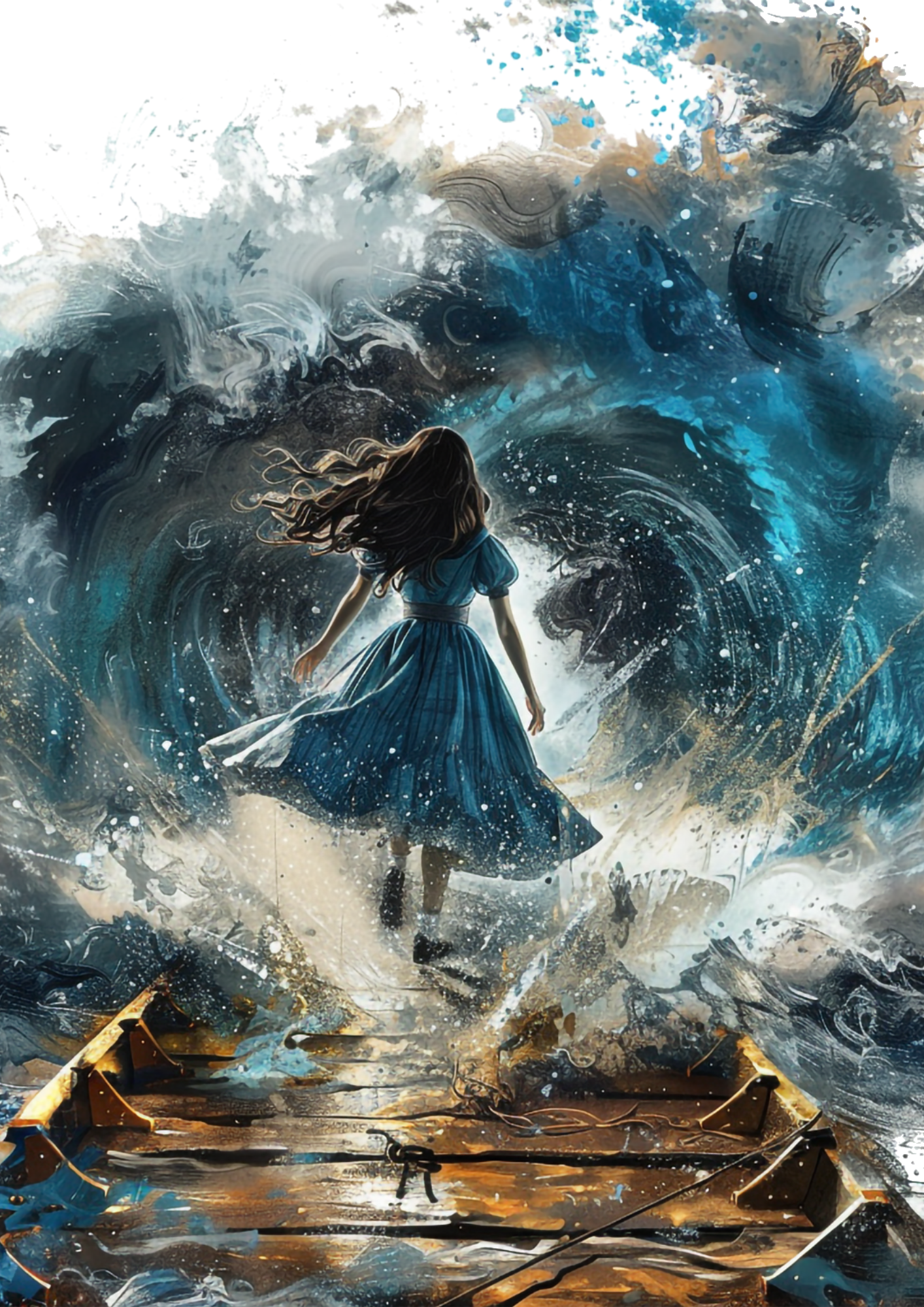 Sticker Sheet / Greeting Card – Alice In Wonderland Full Cat. No. 4323