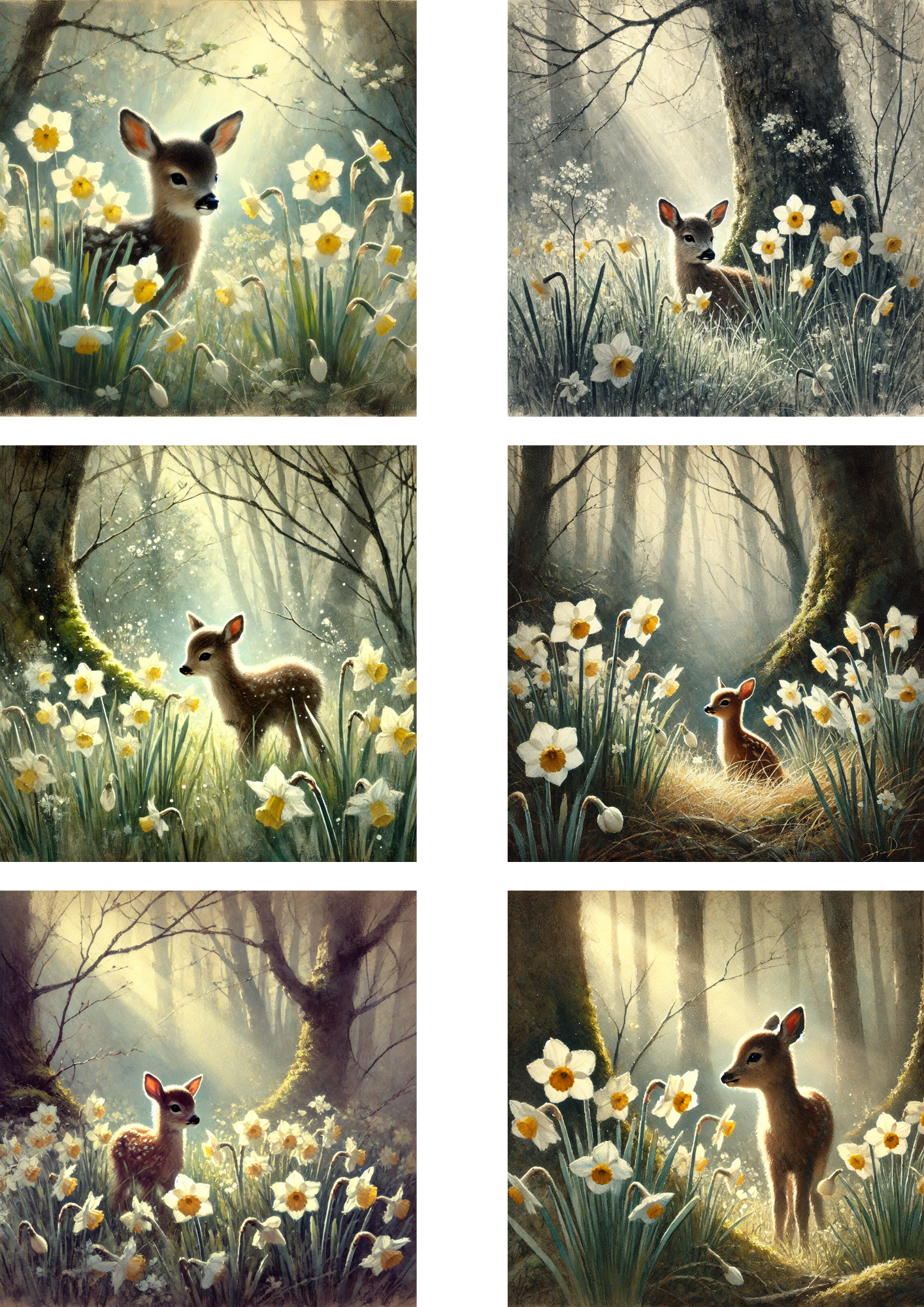 Sticker Sheet / Greeting Card – Little Roe Collage Cat. No. 4331