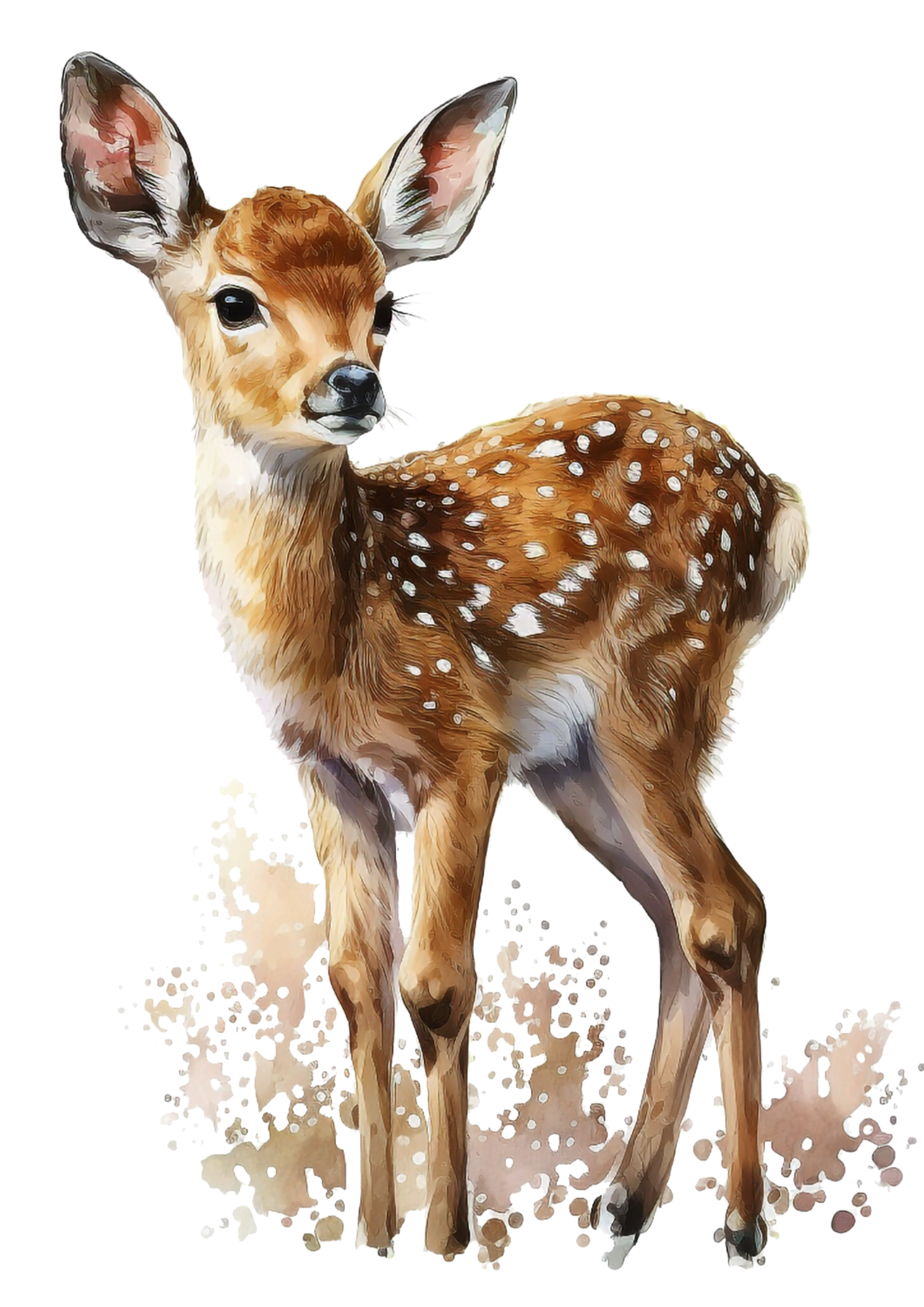 Sticker Sheet / Greeting Card – Deer Full Cat. No. 4355