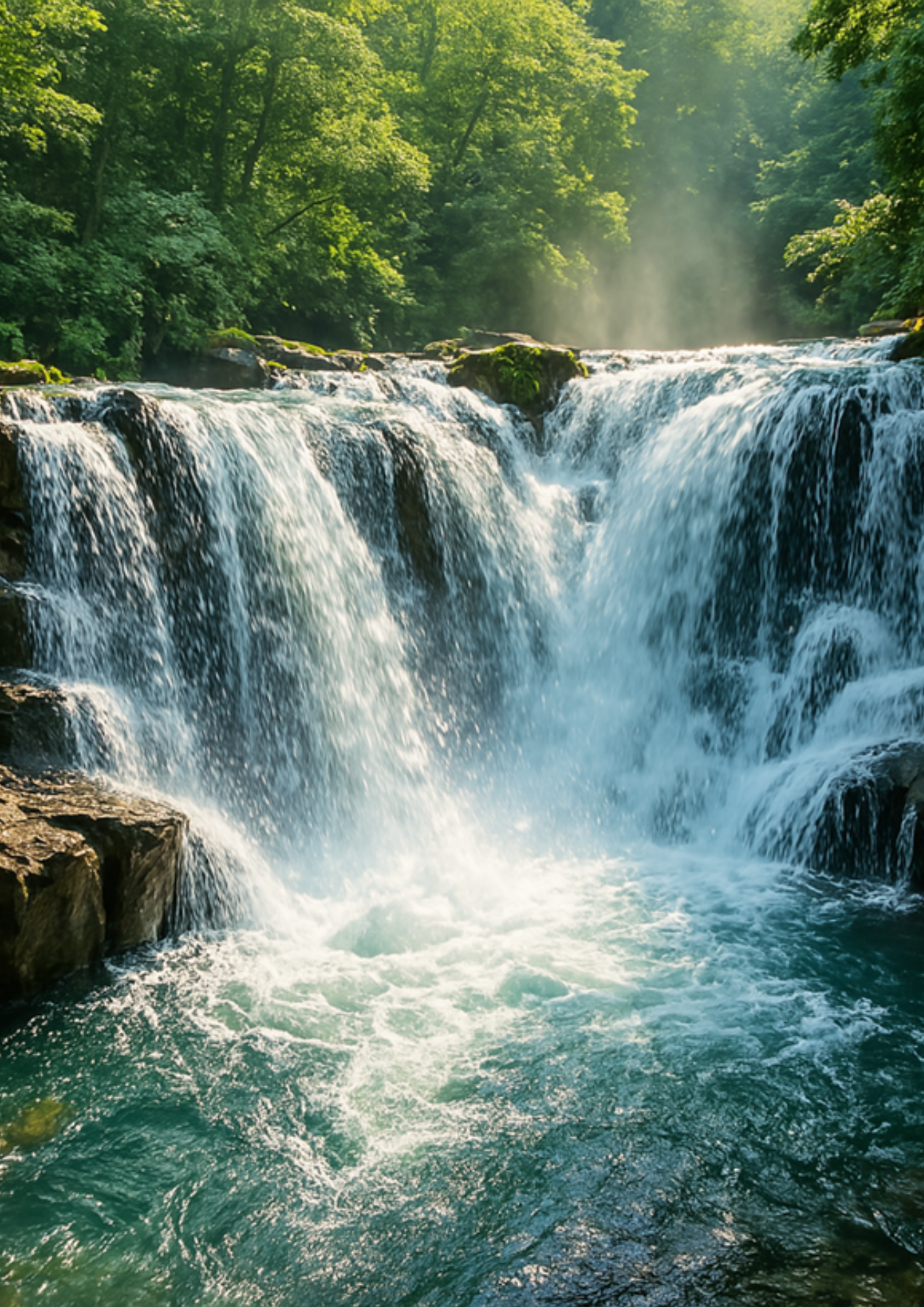 Sticker Sheet / Greeting Card – Waterfall Full Cat. No. 4426