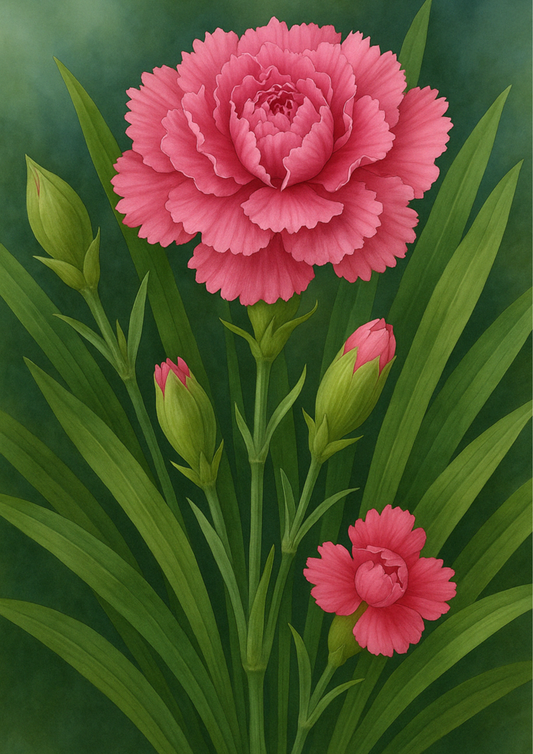 Sticker Sheet – Carnation Full Cat. No. 4439