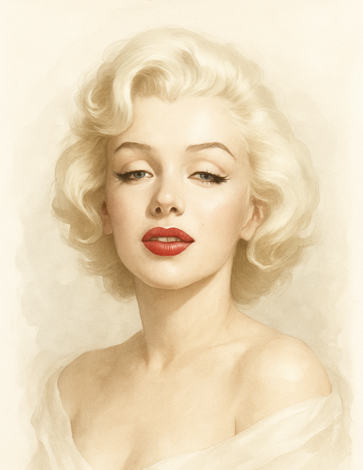 Sticker Sheet / Greeting Card – Marylin Monroe Schabby Chic Full Cat. No. 4517