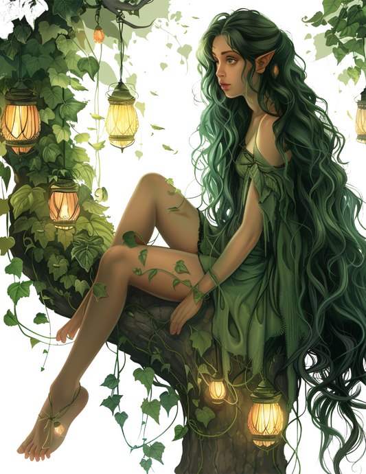 Sticker Sheet – Forest Fairy On The Tree Full Cat. No. 4572