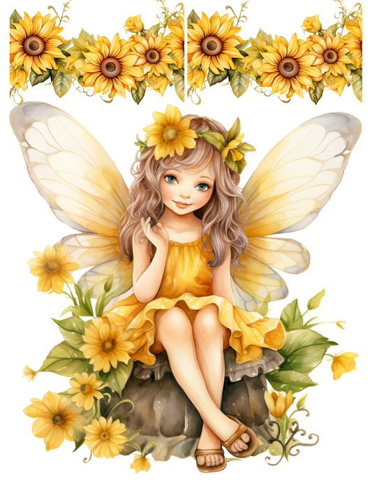 Sticker Sheet – Sunflower Fairy Full Cat. No. 4591
