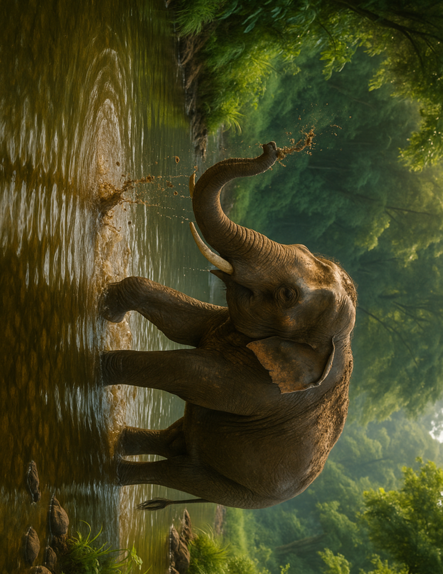 Sticker Sheet / Greeting Card – Elephant Full Cat. No. 4615