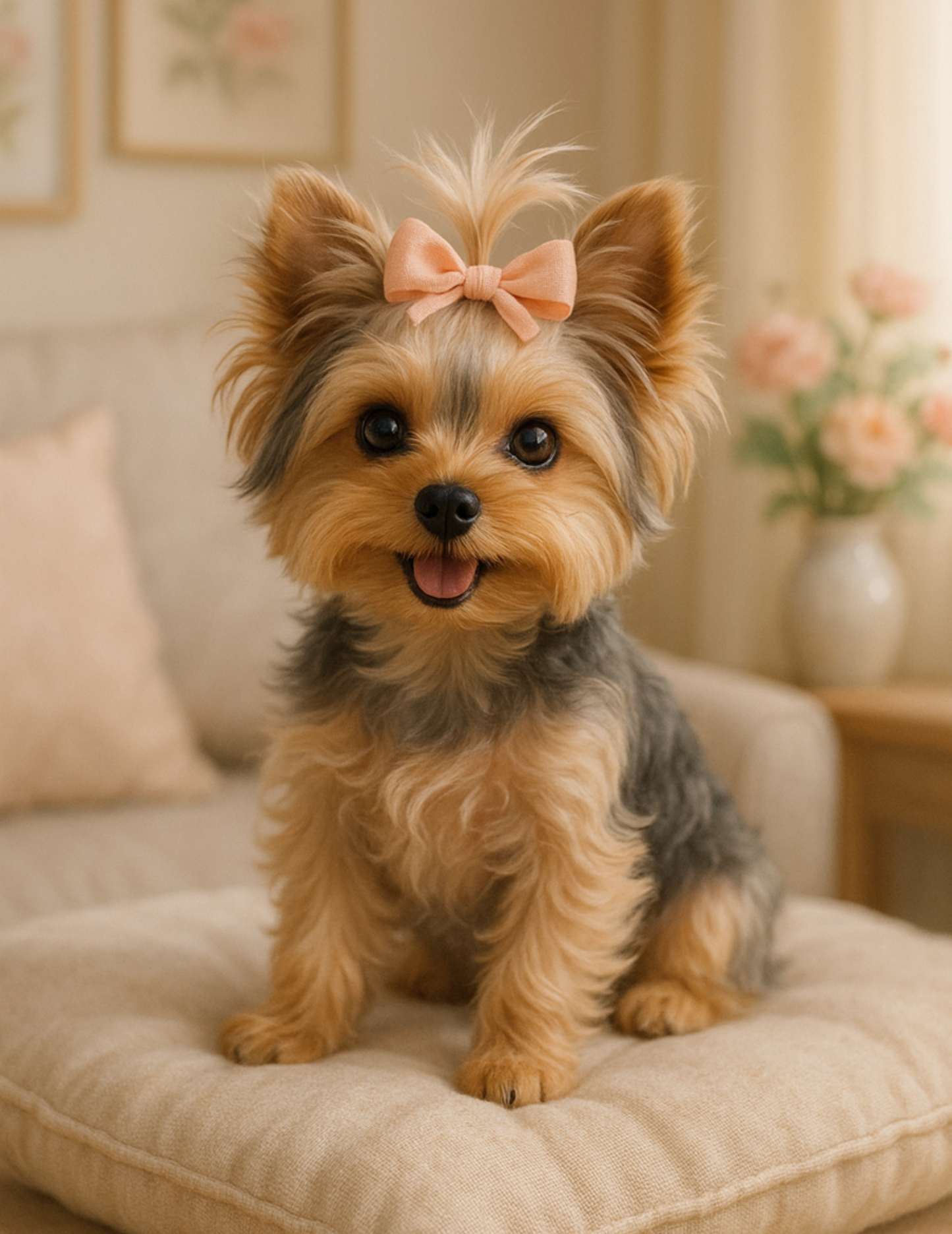 Sticker Sheet / Greeting Card – York With Bow Full Cat. No. 4632