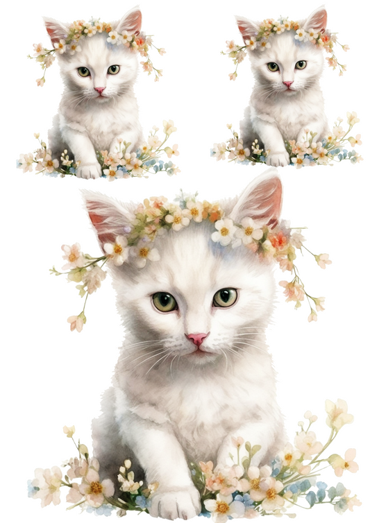 Sticker Sheet – Little Kitten Collage Cat. No. 4680