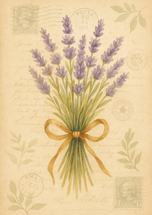 Sticker Sheet – Lavender Bouquet Full Cat. No. 4692