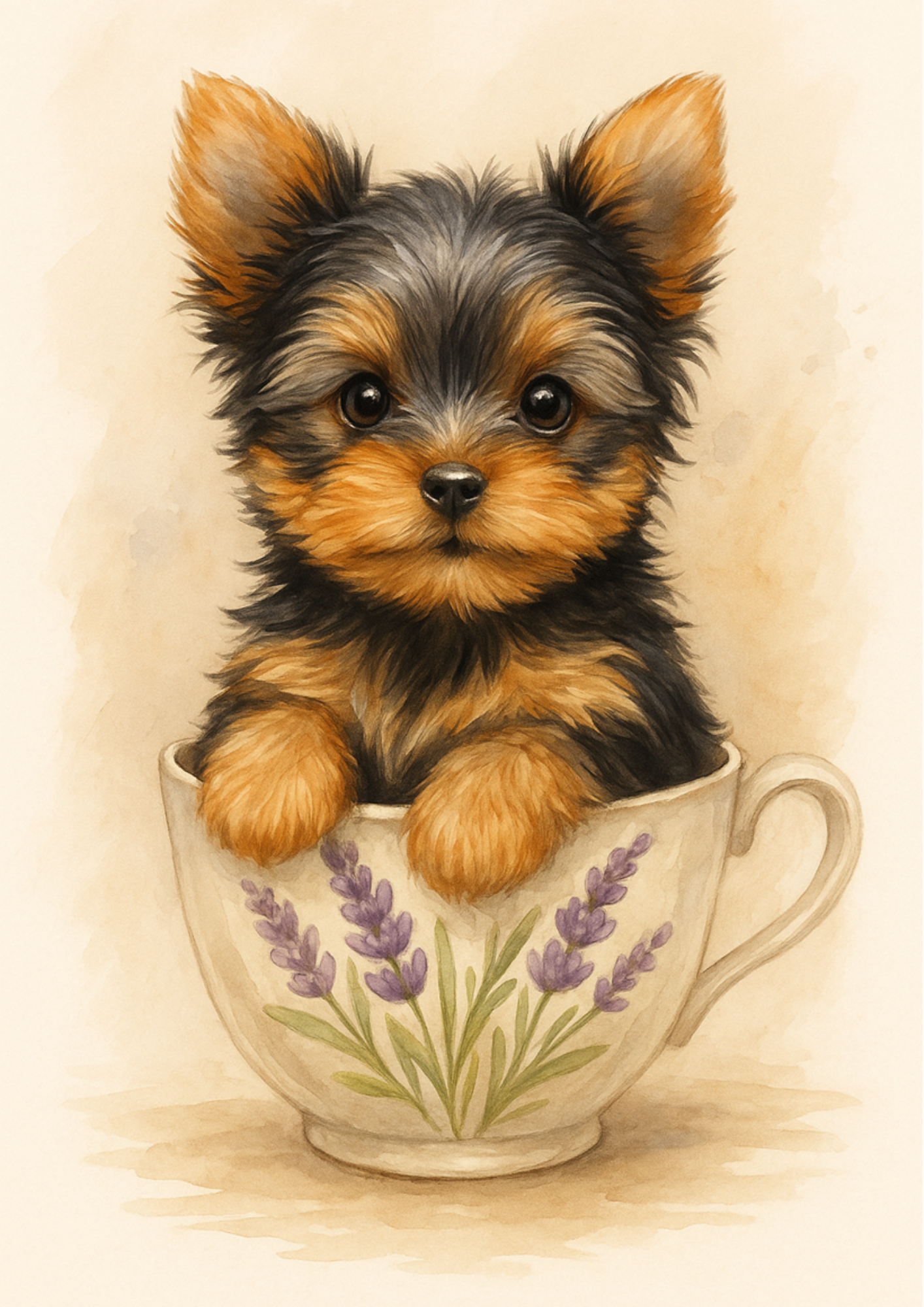 Sticker Sheet / Greeting Card – York In A Cup Full Cat. No. 4712