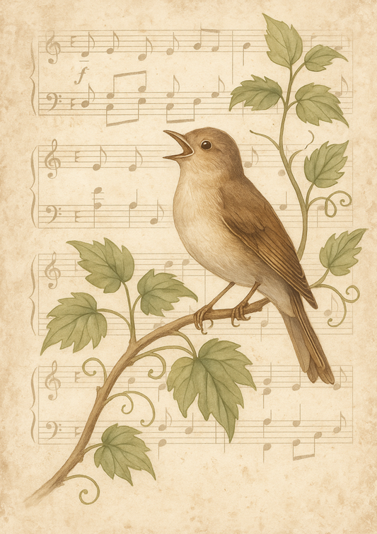 Sticker Sheet – Singing Nightingale Full Cat. No. 4739