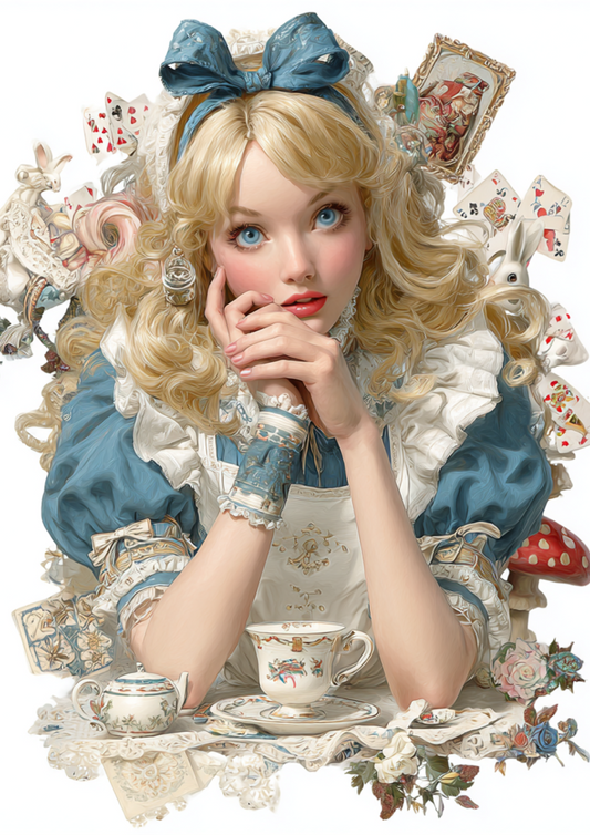 Sticker Sheet – Alice in Wonderland Full Cat. No. 4970