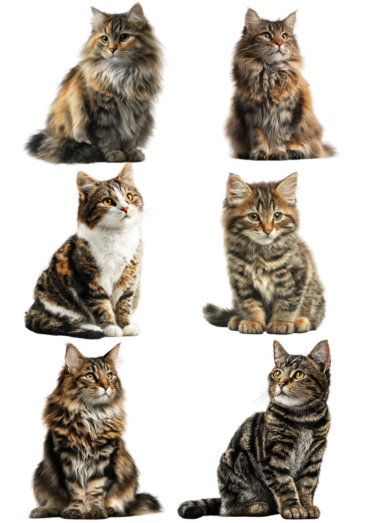 Sticker Sheet – Cat Cat. No. 4975