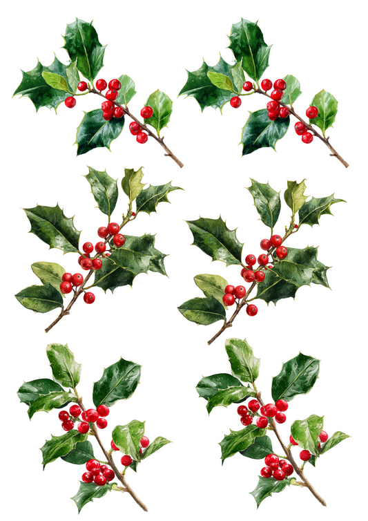 Sticker Sheet – Holy Berry Collage Cat. No. 5010