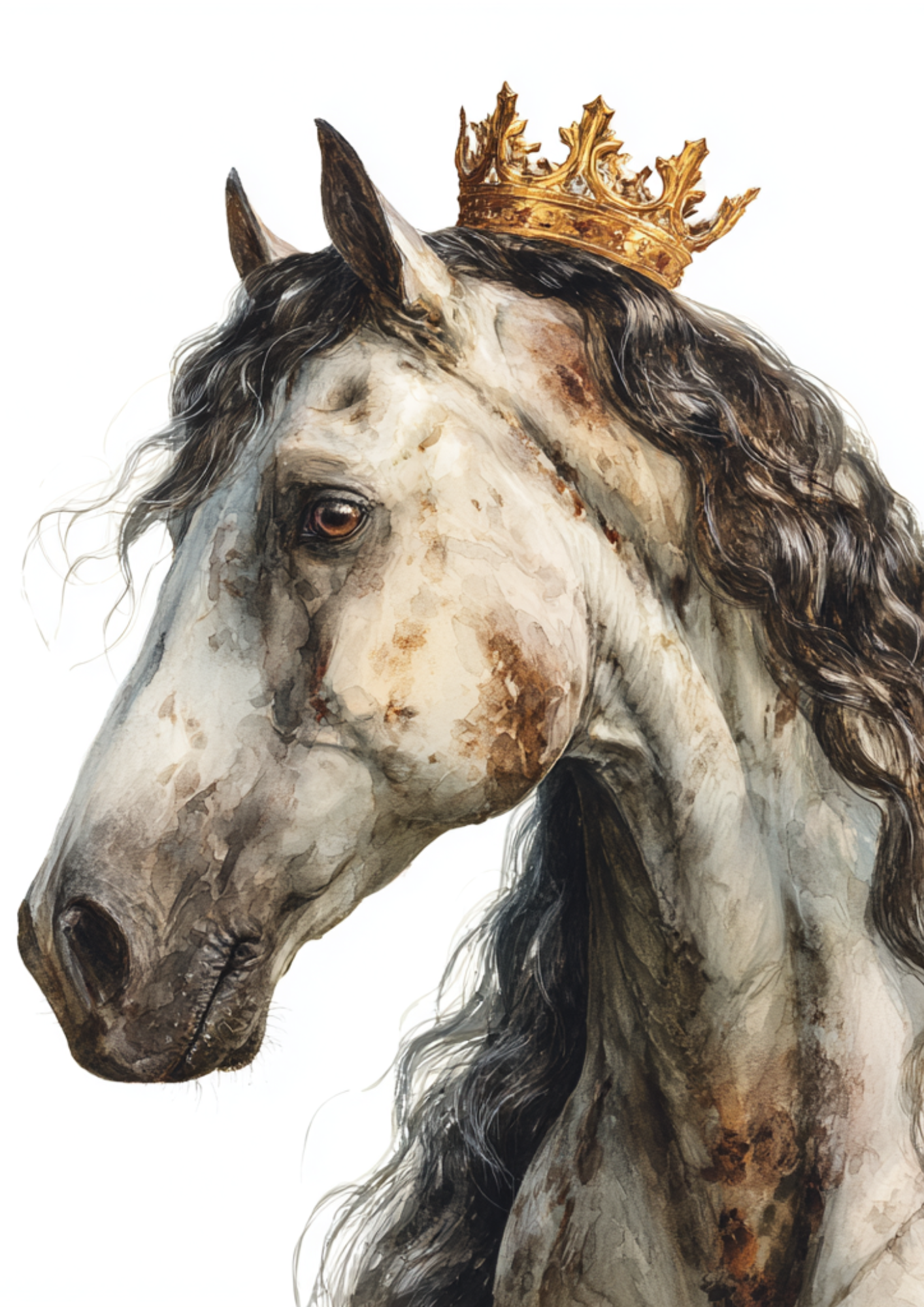 for Decoupage Hors in Crowns Full – A4 sticker sheet – ArtClipStick