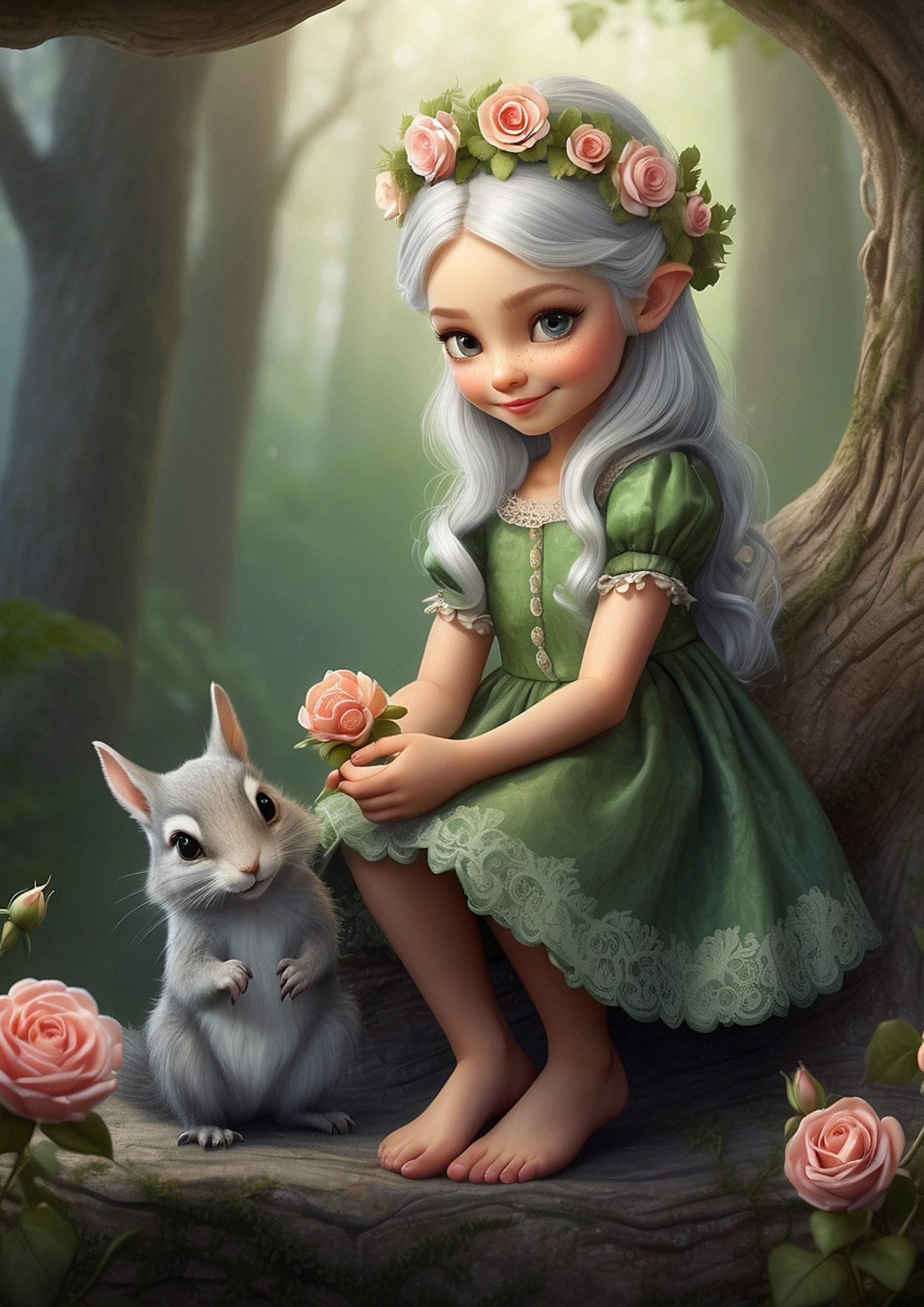 Sticker Sheet / Greeting Card – Forest Elf Full Cat. No. 5258