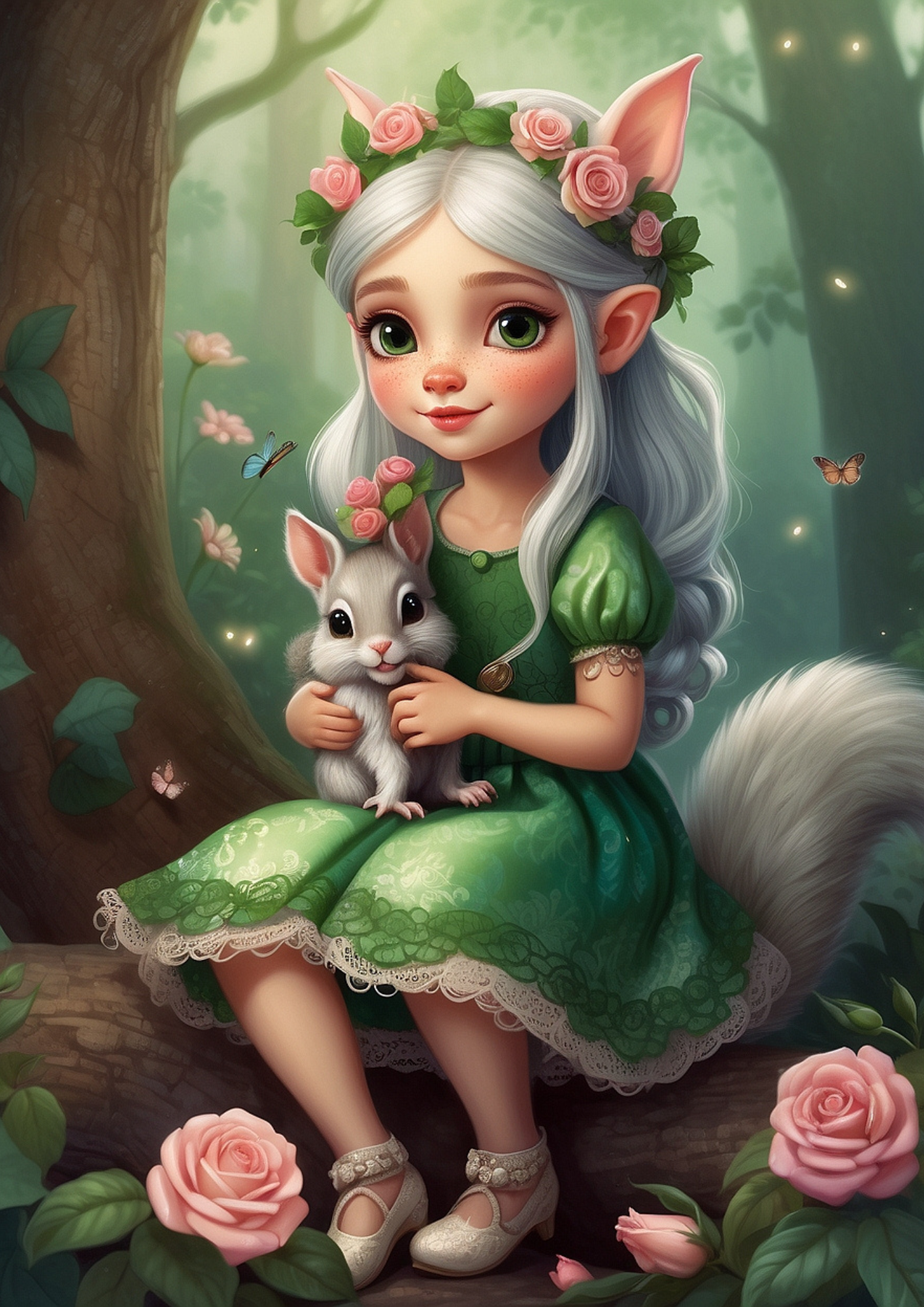 Sticker Sheet / Greeting Card – Forest Elf Full Cat. No. 5260