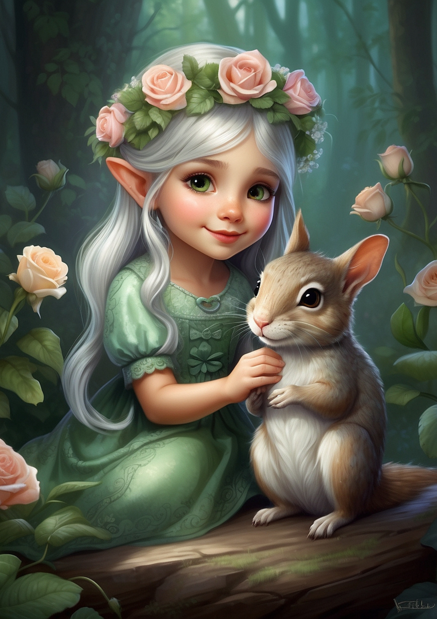 Sticker Sheet / Greeting Card – Forest Elf Full Cat. No. 5261