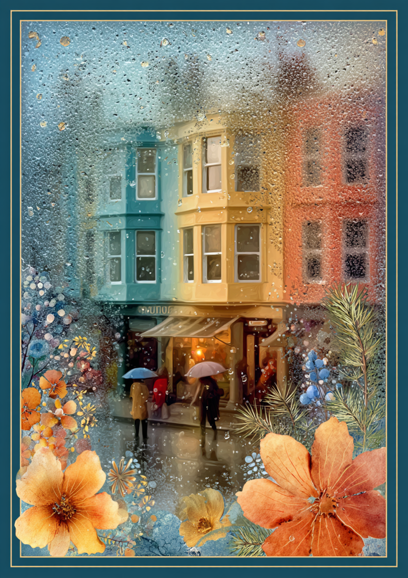 Sticker Sheet / Greeting Card – Christmas Window Full Cat. No. 5398