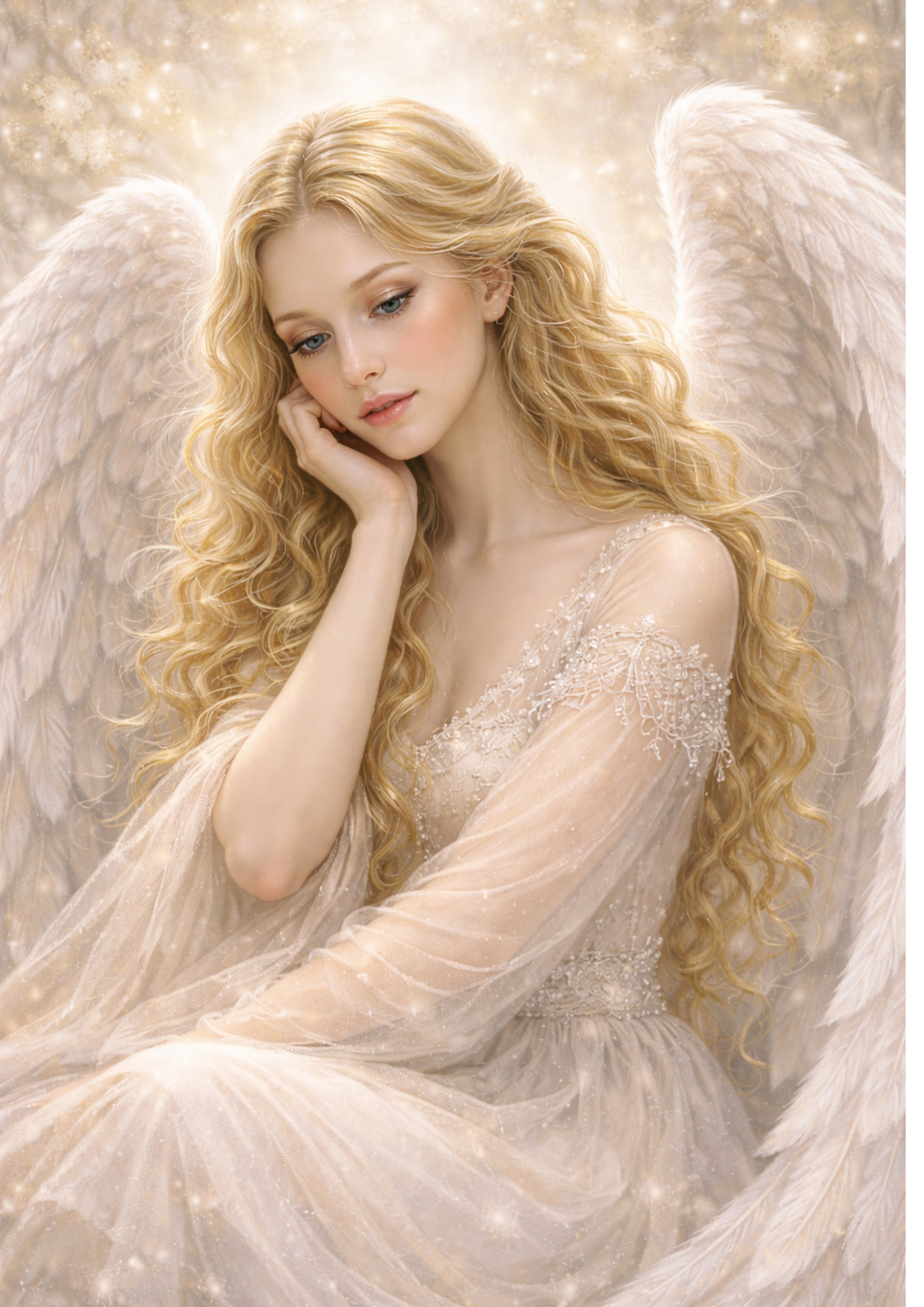 Sticker Sheet / Greeting Card – Angel Full Cat. No. 8372