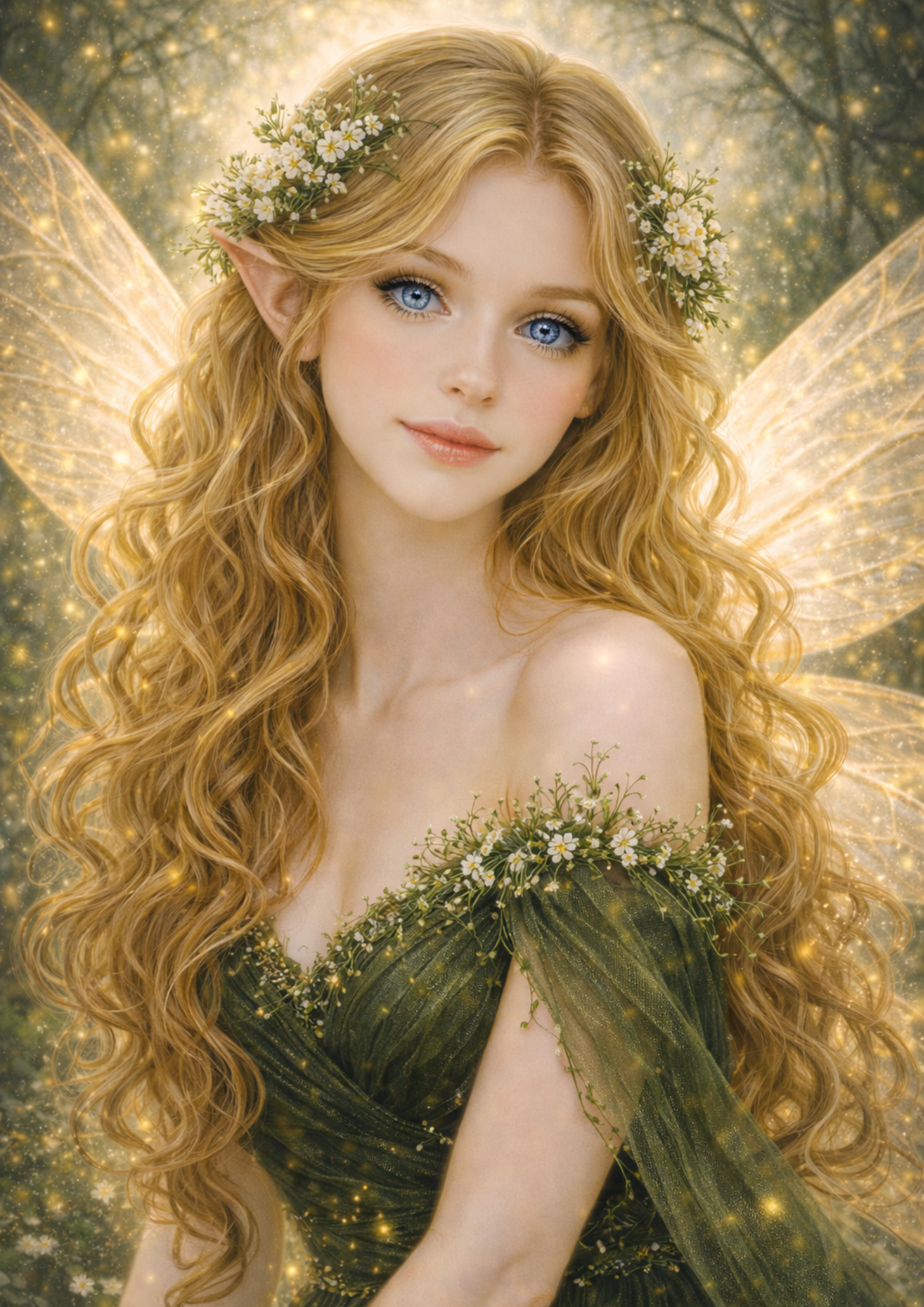 Sticker Sheet / Greeting Card – Fairy Full Cat. No. 8380