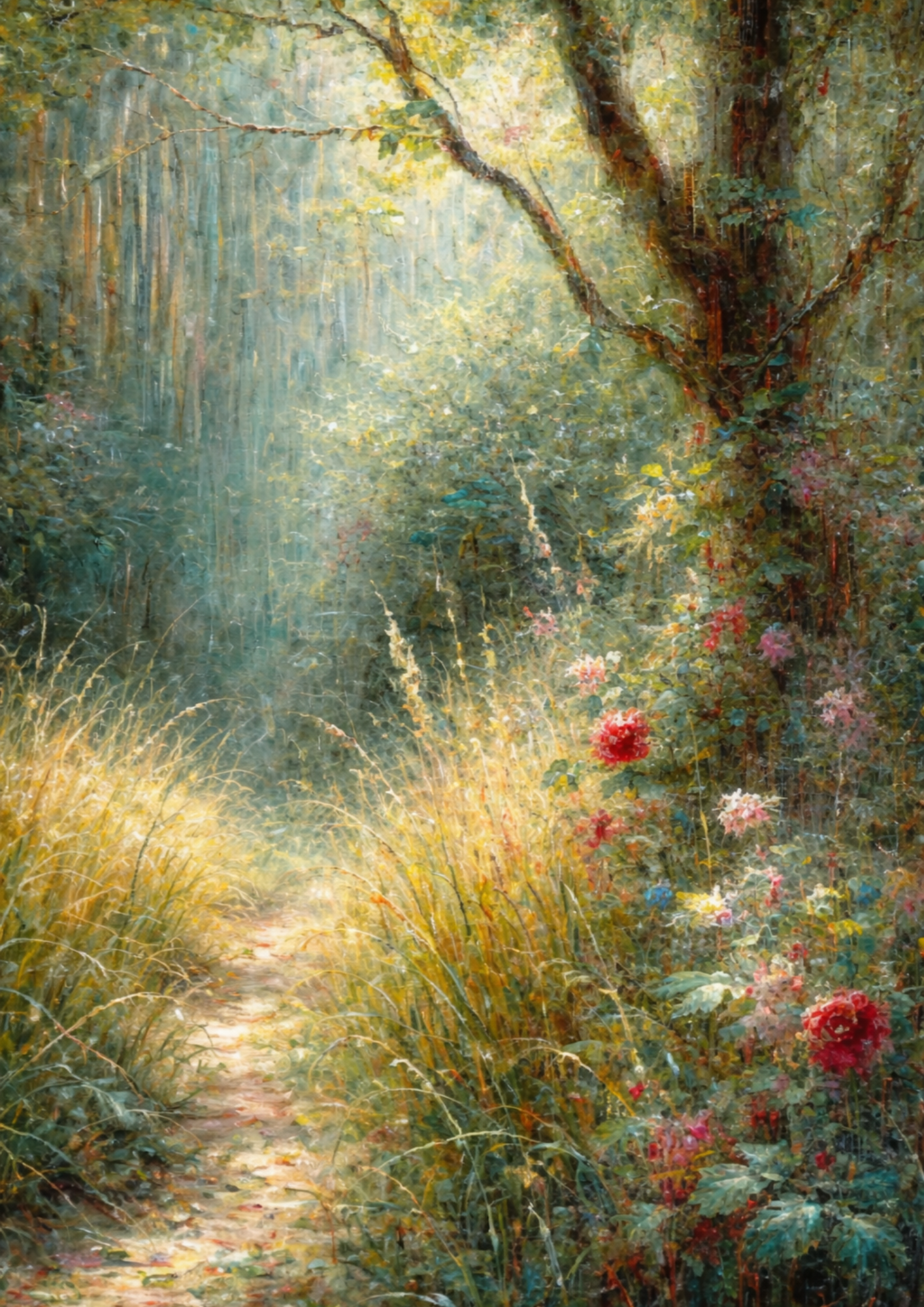 Sticker Sheet / Greeting Card – Secret Garden Full Cat. No. 8625