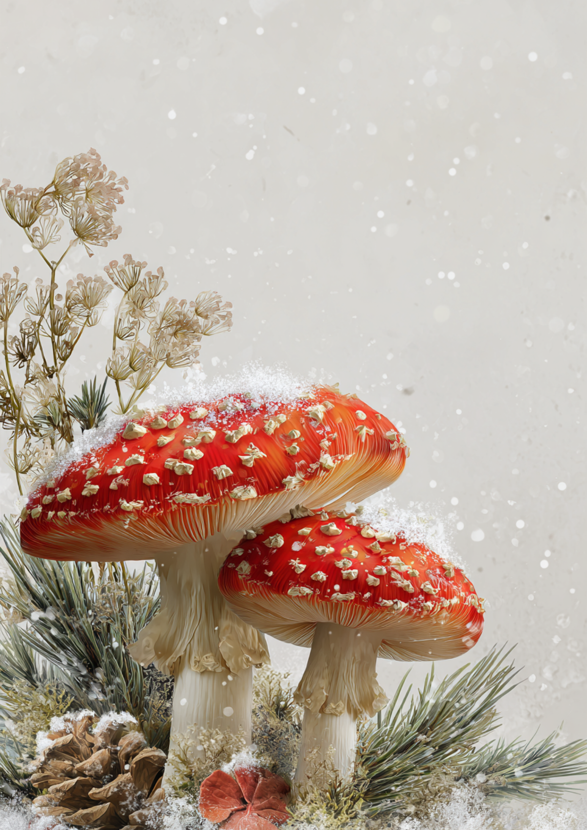 Sticker Sheet / Greeting Card – Forest Toadstools Full Cat. No. 9422