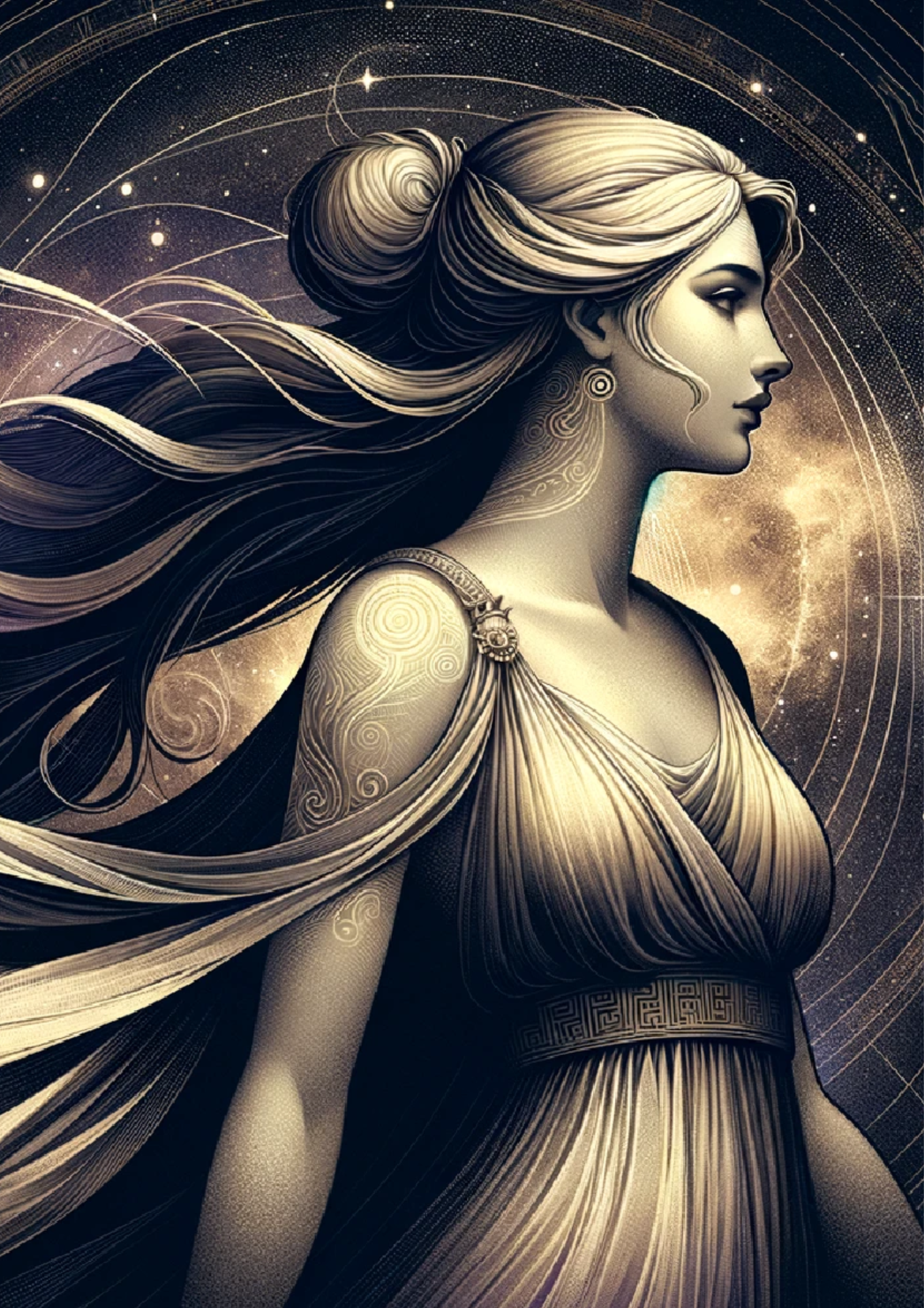 Sticker Sheet / Greeting Card – Andromeda Full Cat No. 878