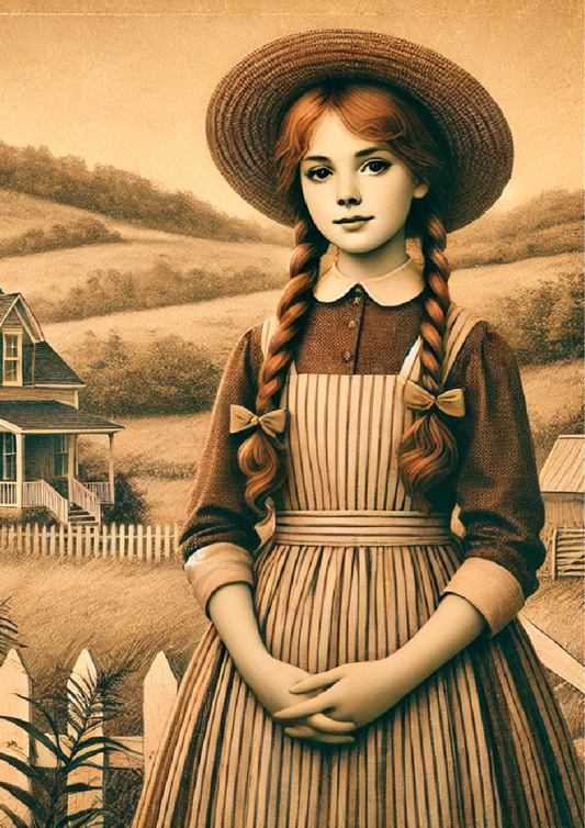 Sticker Sheet Anne of Green Gables Vintage Full Cat. No. 1258