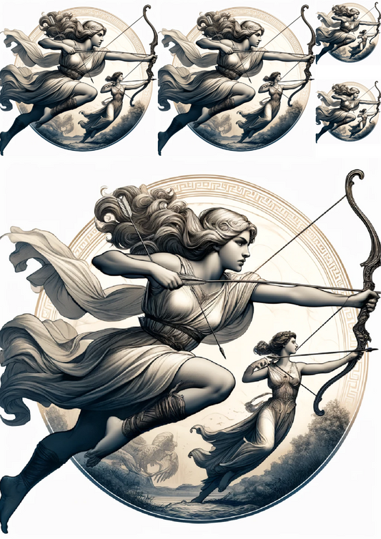 Sticker Sheet – Atalanta Collage Cat No. 887