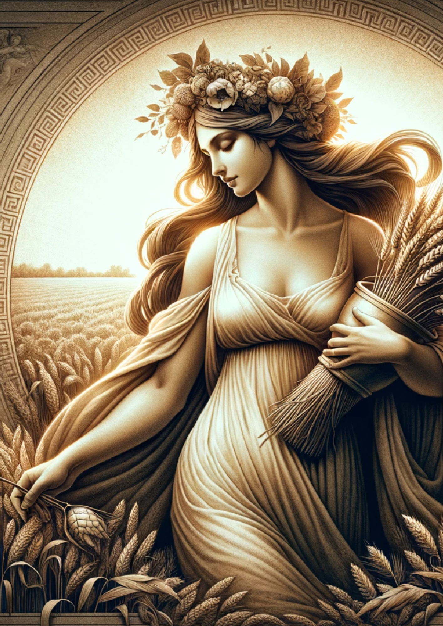 Sticker Sheet / Greeting Card – Demeter Full Cat No. 896