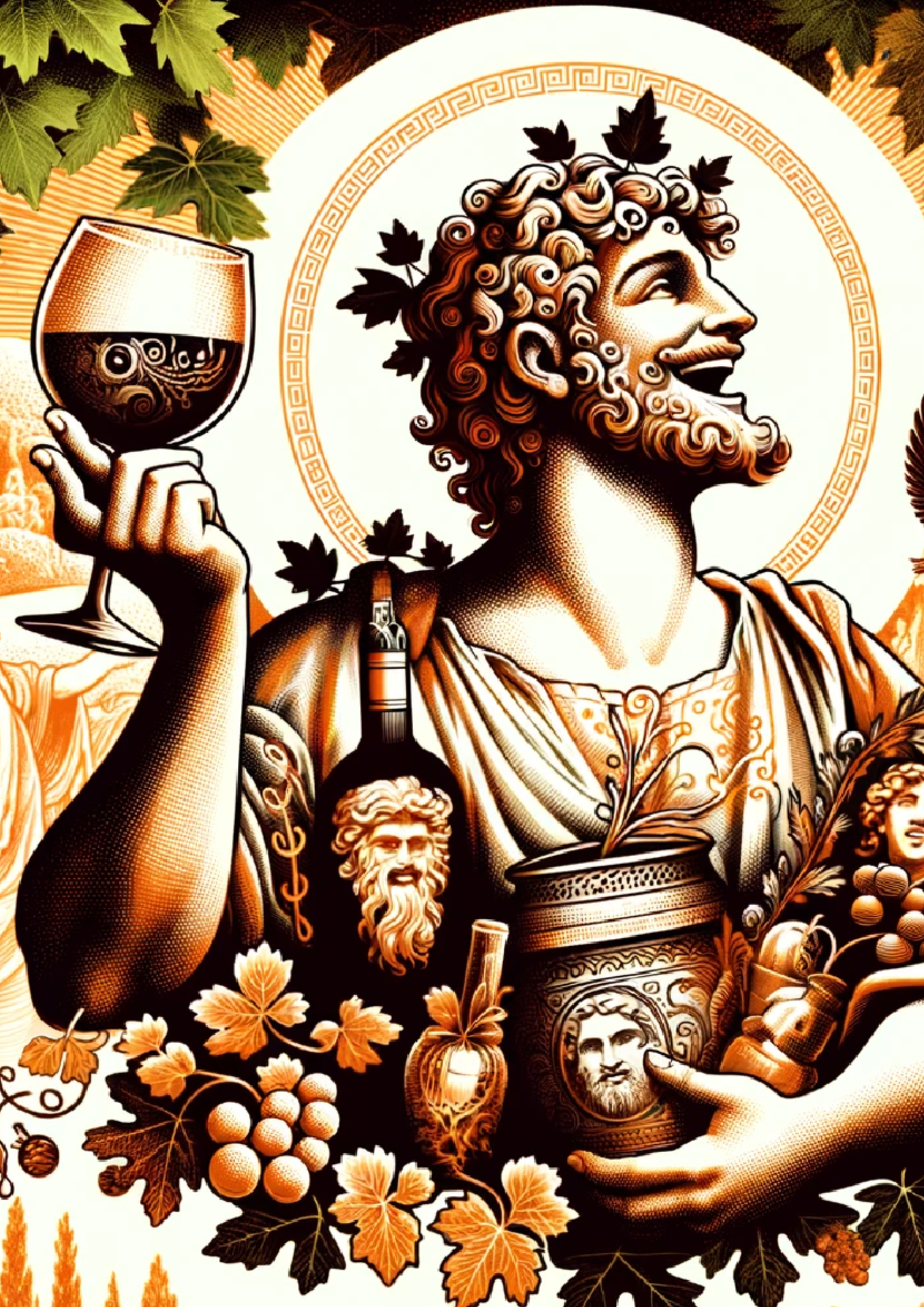 Sticker Sheet / Greeting Card – Dionysus Full Cat No. 900