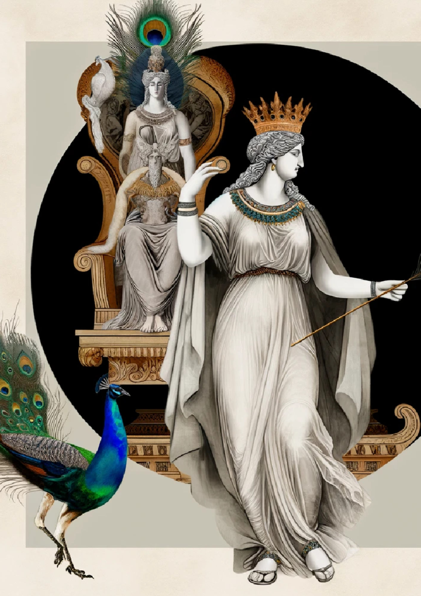 Sticker Sheet / Greeting Card – Hera Full Cat No. 916