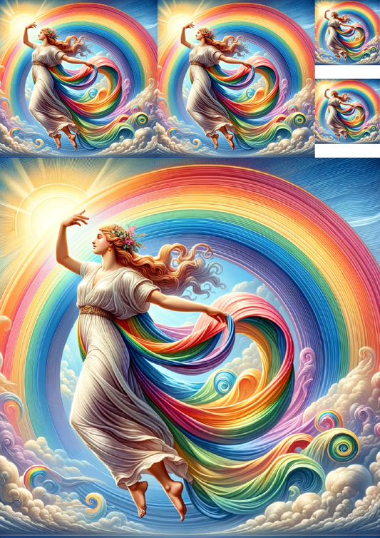 Sticker Sheet – Iris Collage Cat No. 927