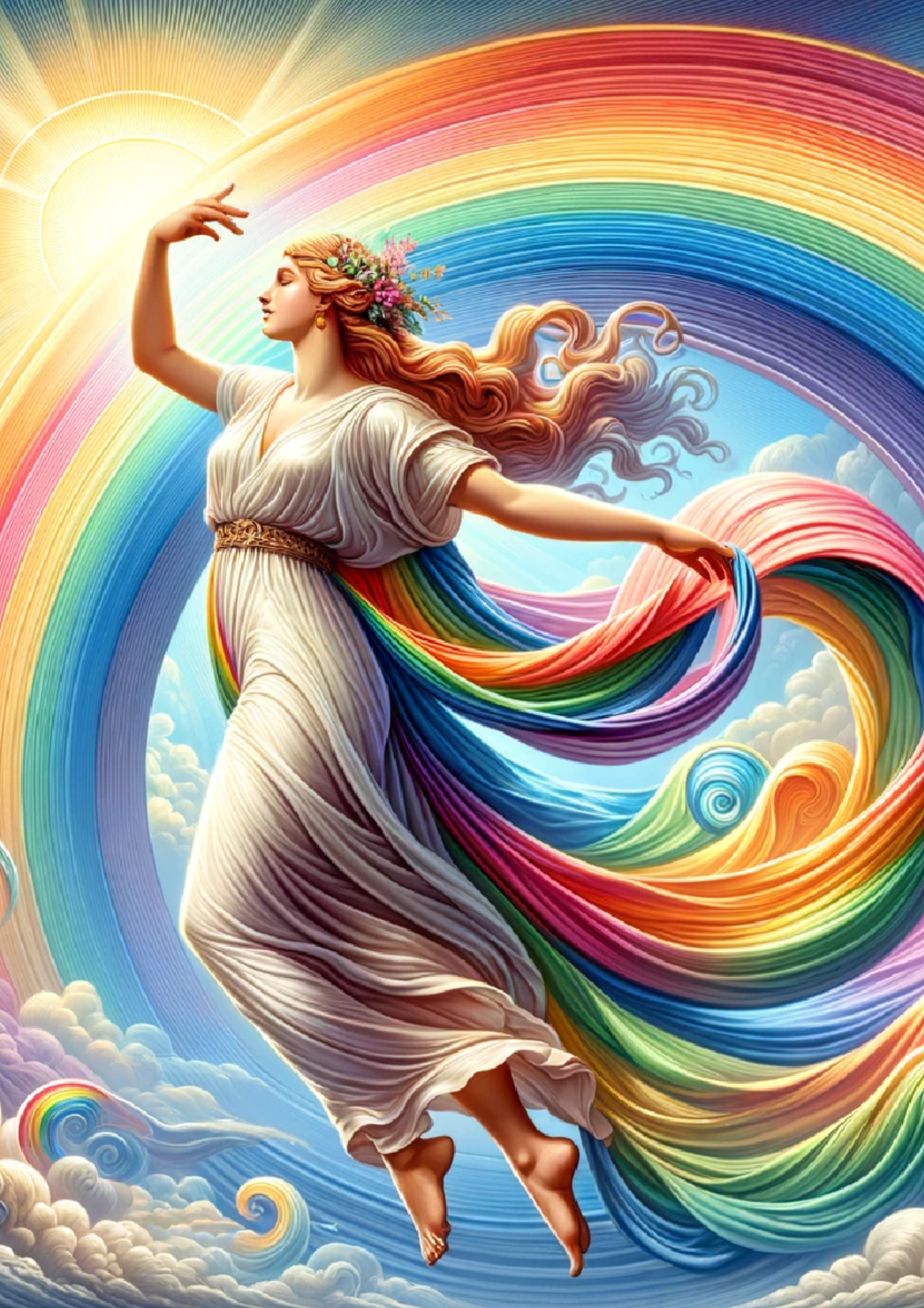 Sticker Sheet / Greeting Card – Iris Full Cat No. 928