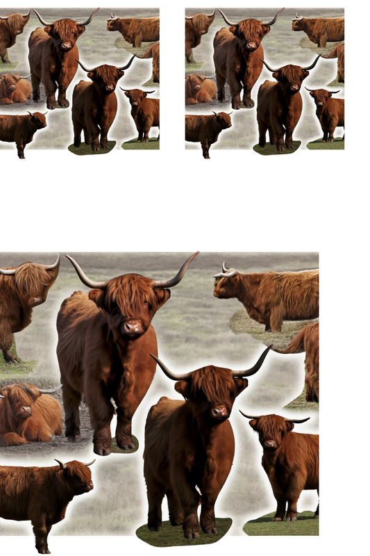 Sticker Sheet Cows, Cat. No. 171