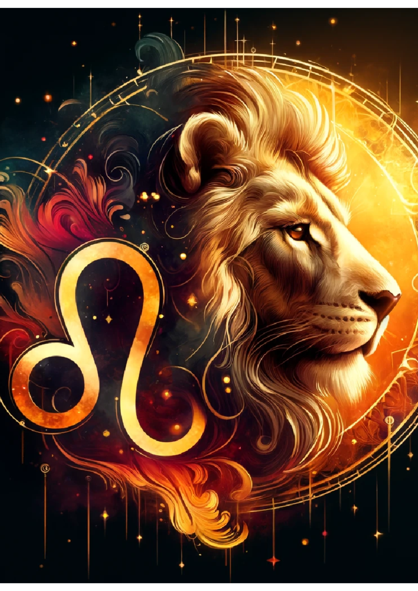 Sticker Sheet / Greeting Card – Leo Full Cat No. 986