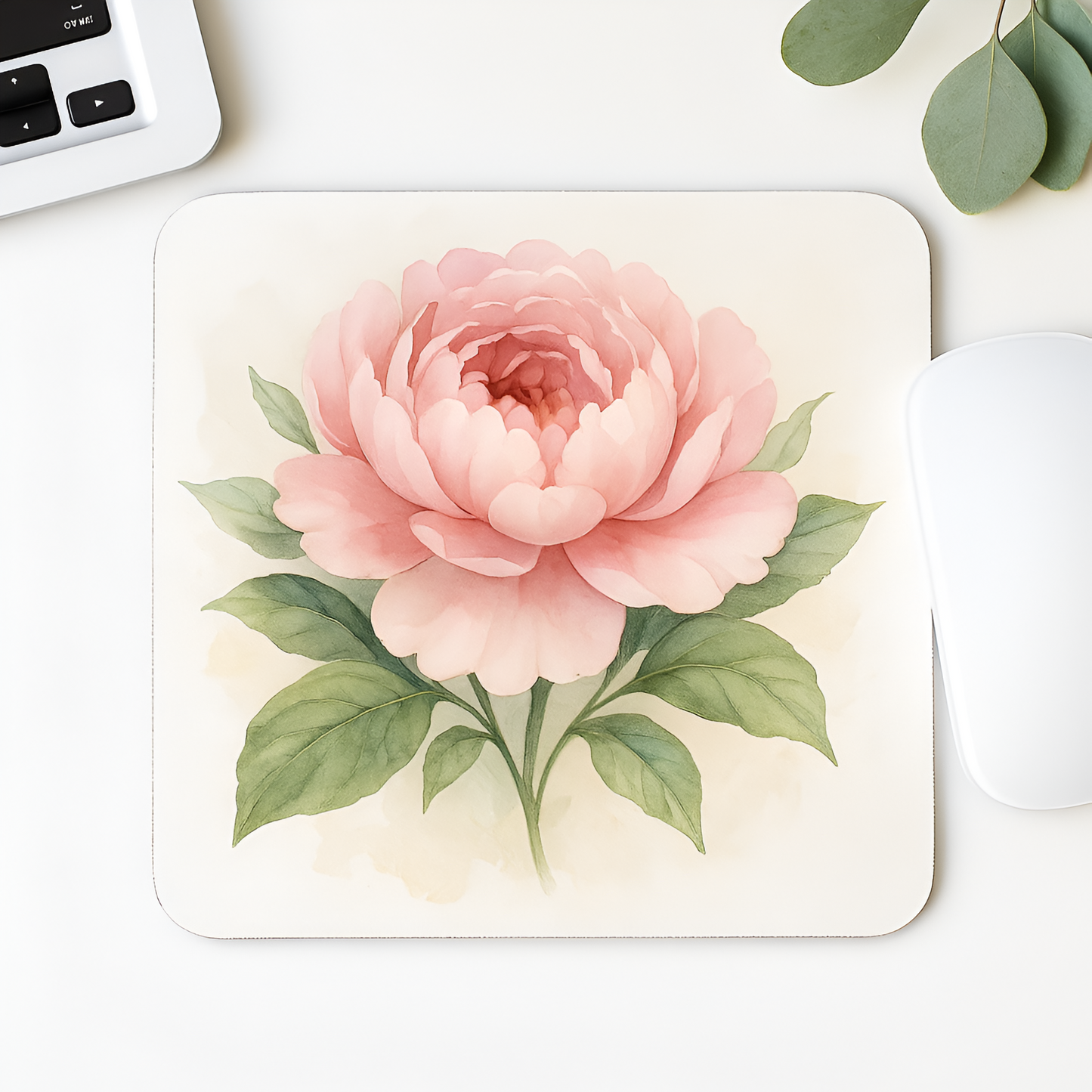 Watercolor Peonies Clipart Set: 48 PNG Designs with Transparent Background (Digital Download)