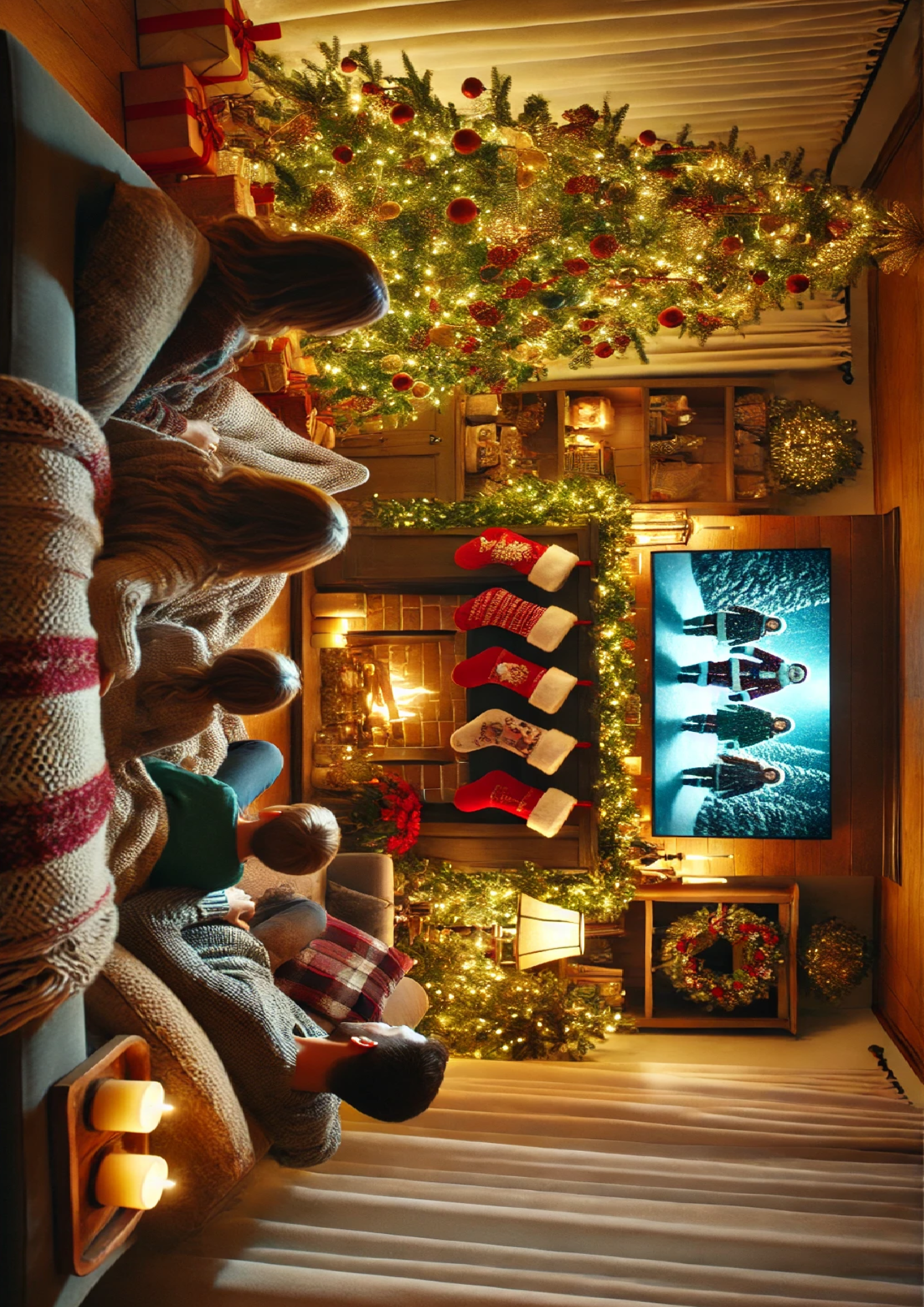 Sticker Sheet / Greeting Card – Family Christmas Full Cat. No. 1583