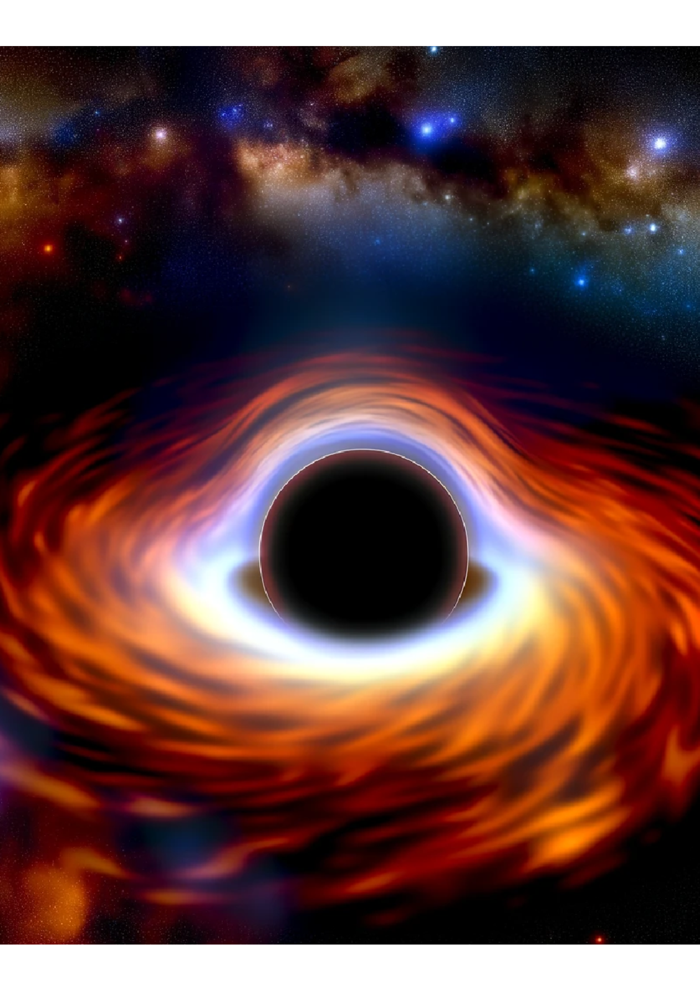 Sticker Sheet / Greeting Card – Black Hole Sagittarius A* Full Cat No. 972