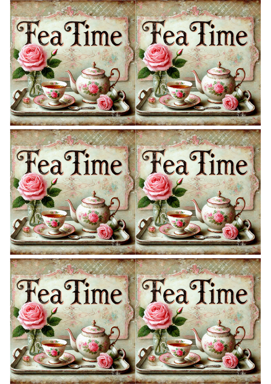 Sticker Sheet – Tea Time Collage Cat. No. 2533