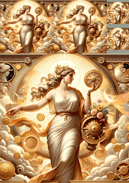 Sticker Sheet – Tyche Collage Cat No. 965