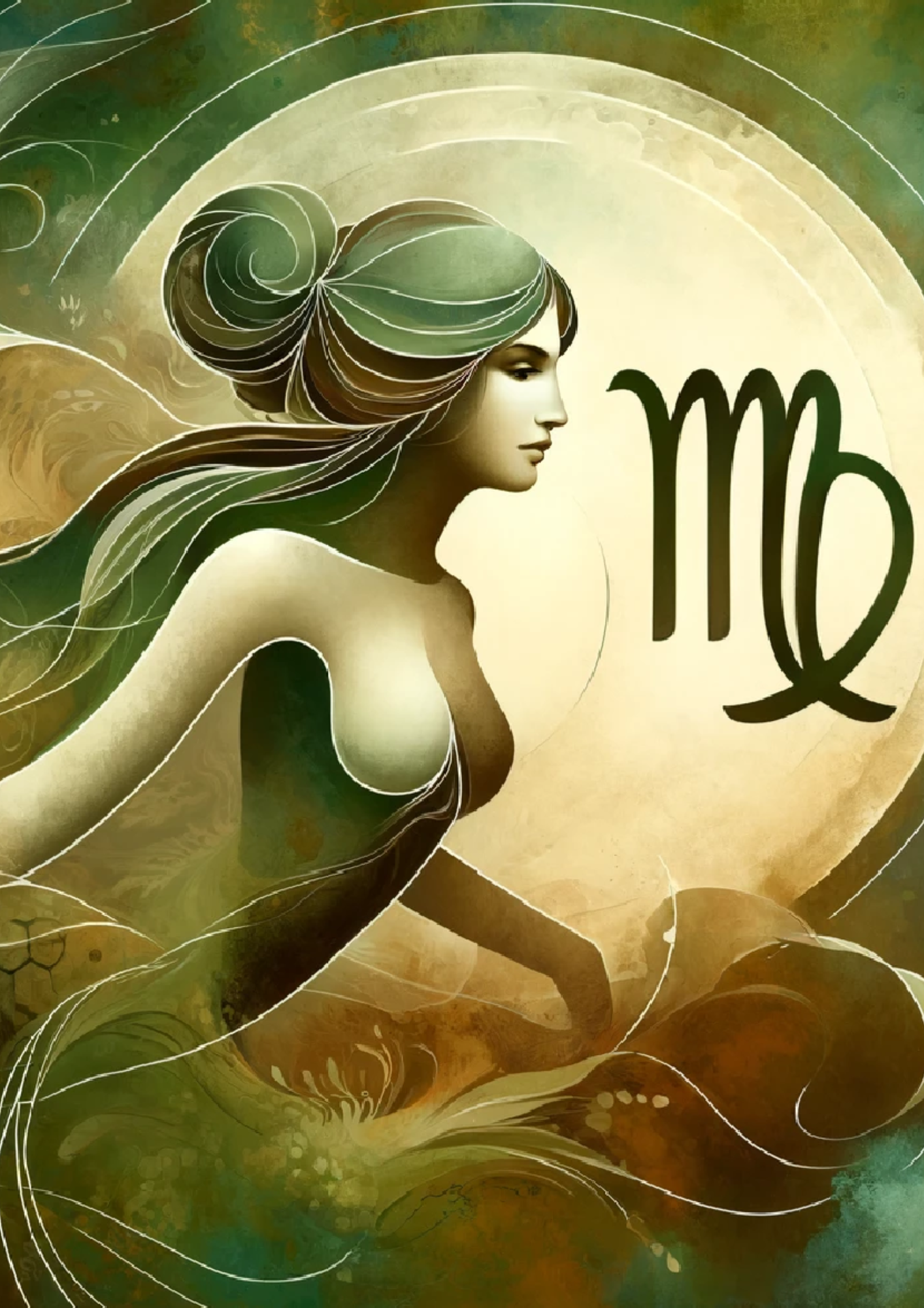 Sticker Sheet / Greeting Card – Virgo Full Cat No. 998