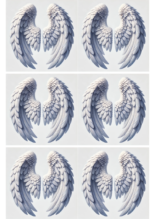 Sticker Sheet Angel Wings 2 Collage Cat. No. 1694