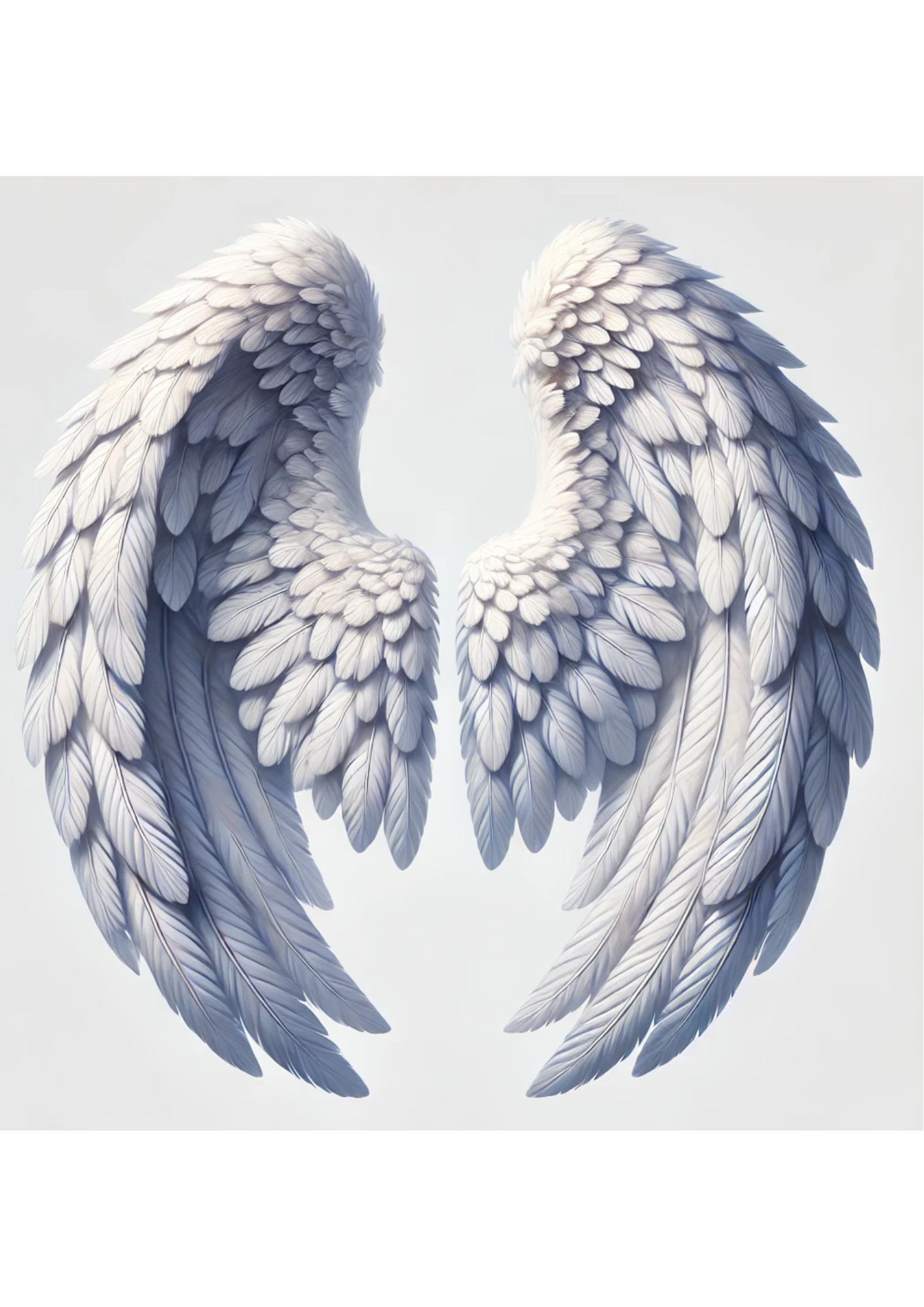 Sticker Sheet / Greeting Card – Angel Wings 2 Full Cat. No. 1695