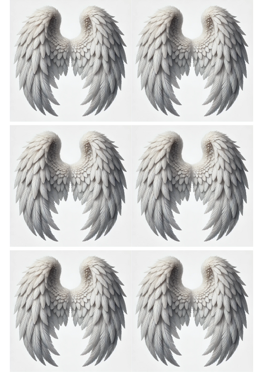 Sticker Sheet Angel Wings Collage Cat. No. 1692