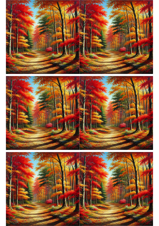 Sticker Sheet Autumn 2 Collage Cat. No. 1736