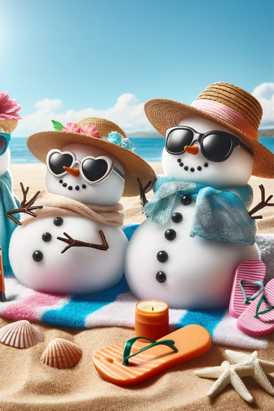 Sticker Sheet – Snowmen Drink Tea Full Cat. No. 394